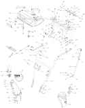 Page E Diagram and Parts List for 31BH5C3F401 2004 Yard Man Snow Blower
